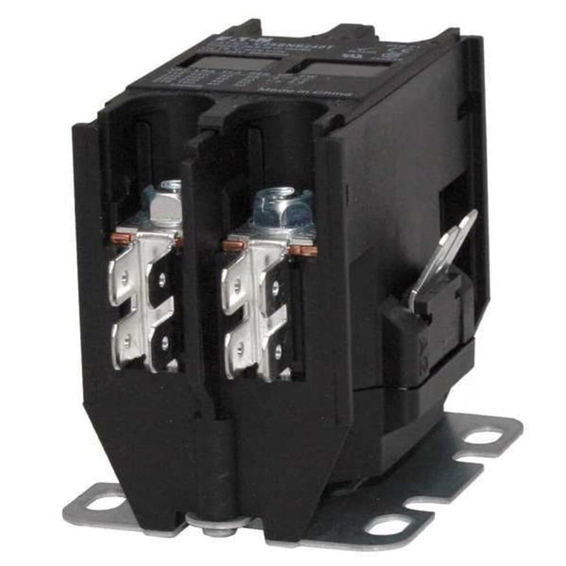 Eaton C25BNB240T Compact Definite Purpose Contactor, 40A Inductive Current Rating, 3 Max HP Rating at 115V, 7.5 Max HP Rating at 230V, 24VAC Coil Voltage