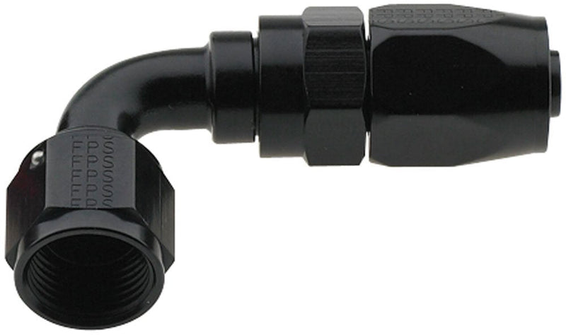 Fragola 229008-BL Pro-Flow Black Size (-8) 90° Hose Fitting