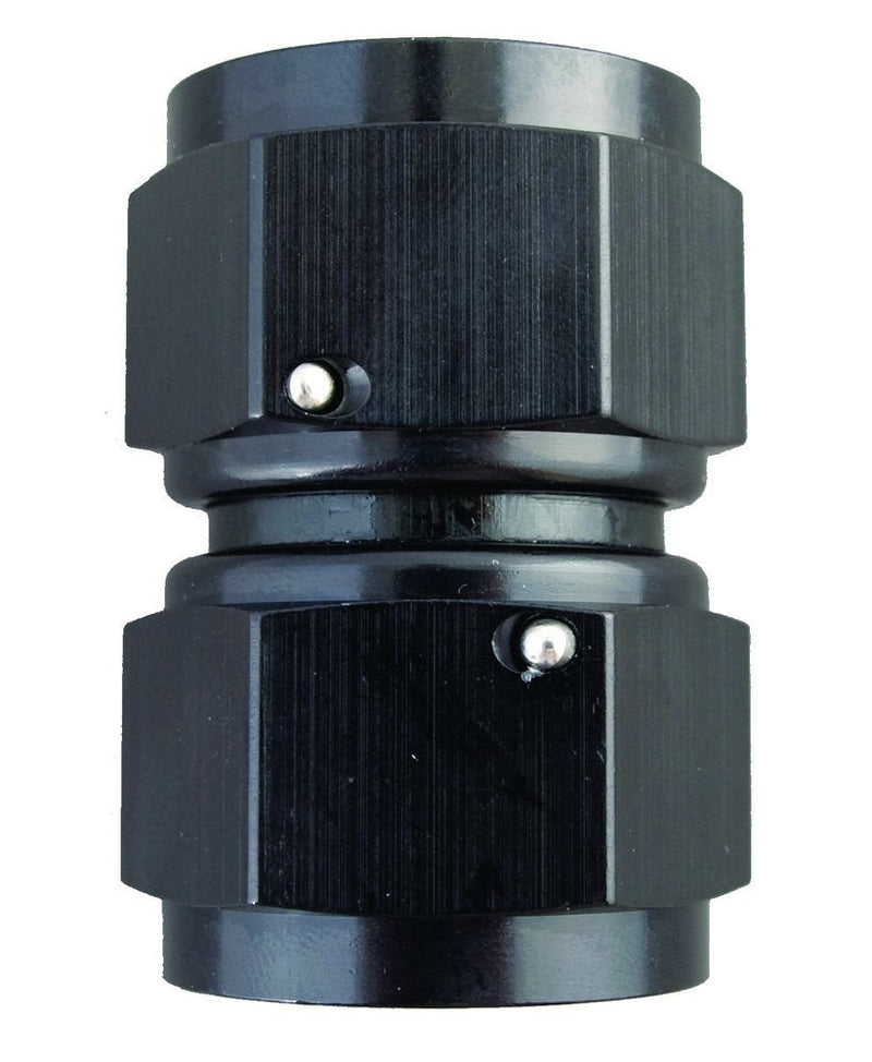 Fragola 496106-BL Black Size (-6) Female Swivel Connector
