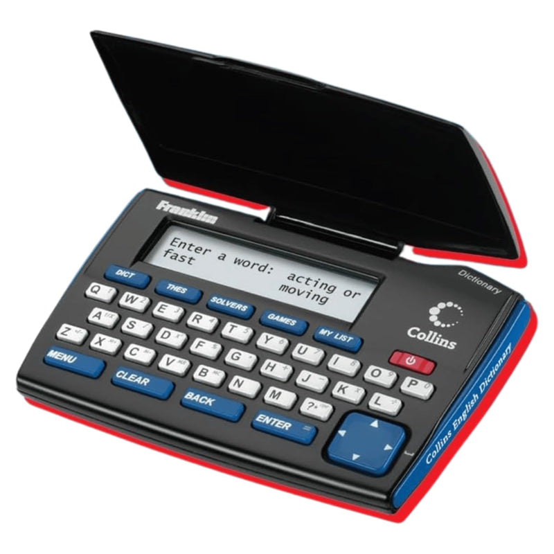  [AUSTRALIA] - Franklin Collins English Digital Dictionary Express Edition - Electronic Dictionary, Your Language Companion with Thesaurus, Games & Converters - Dictionary with Synonyms and Antonyms