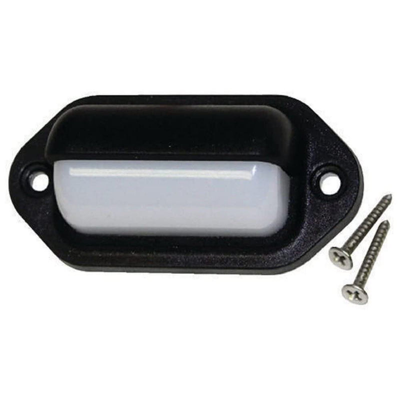 T-H Marine LED Companion Way Light – Waterproof Accent Lighting, Energy Efficient, Easy Surface Mount Installation, Versatile for Boat Interior, Trailers, and Pathways – Black Housing, White LEDs
