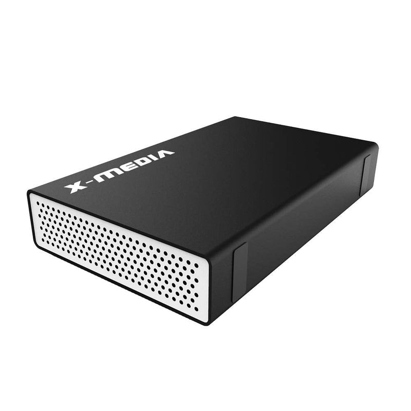 X-MEDIA XM-EN3451 3.5-Inch USB 2.0 IDE/PATA or SATA Aluminum Hard Disk Drive HDD External Enclosure Case, Support 3.5" IDE/PATA(Parallel ATA), 3.5" SATA(Serial ATA)/SSD Hard Disk Drive