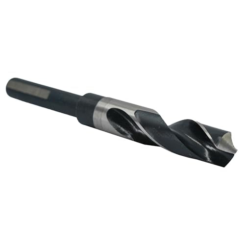 Drill America 1-1/8" Reduced Shank High Speed Steel Drill Bit with 1/2" Shank, D/A3F Series 1-1/8"
