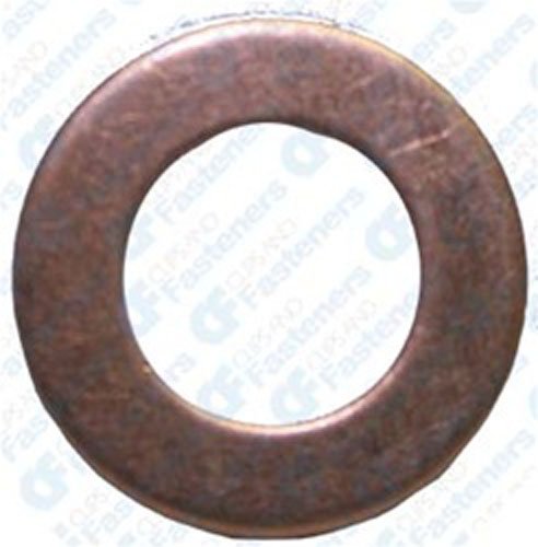 25 7/16" Copper Washers 1/2" I.D. 7/8 O.D. 1/16" Thick