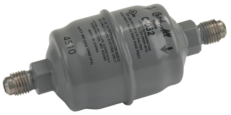 Robinair 100343 Filter-Drier, 1/4" MFL x 1/4 MFL for RG3, RG6