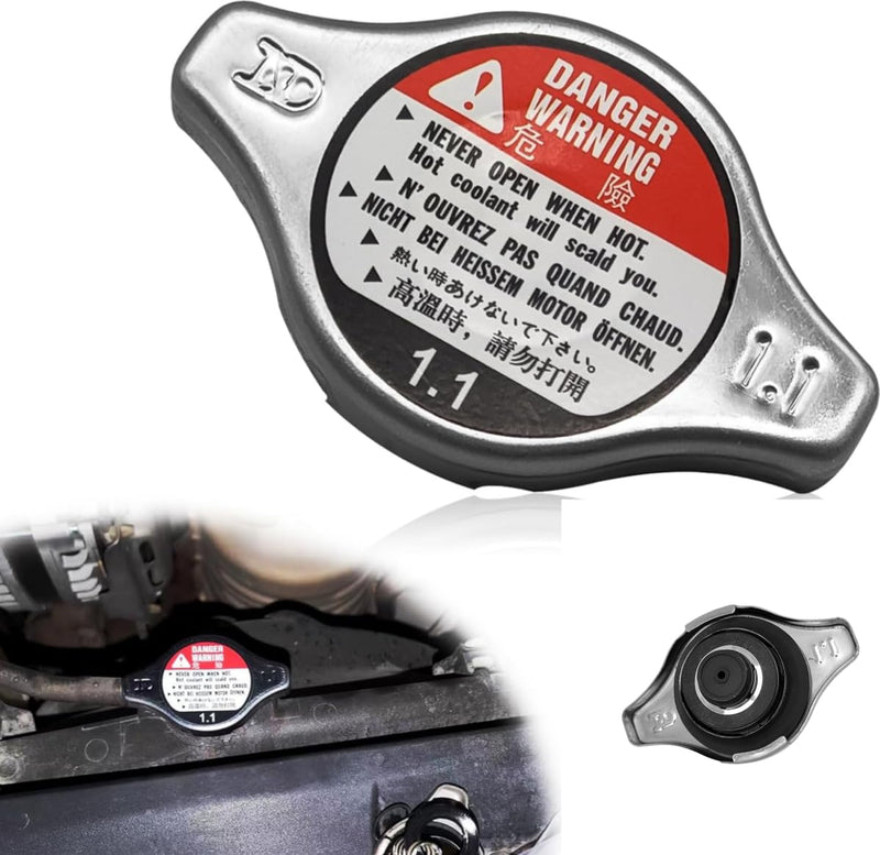 Honda Radiator Cap 19045-PAA-A01 - Compatible with 1994-2006 Accord, 1992-2005 Civic, 1997-2005 CRV, 1995-2007 Odyssey, 2003-2008 Pilot - Replacement Radiator Cap Cover