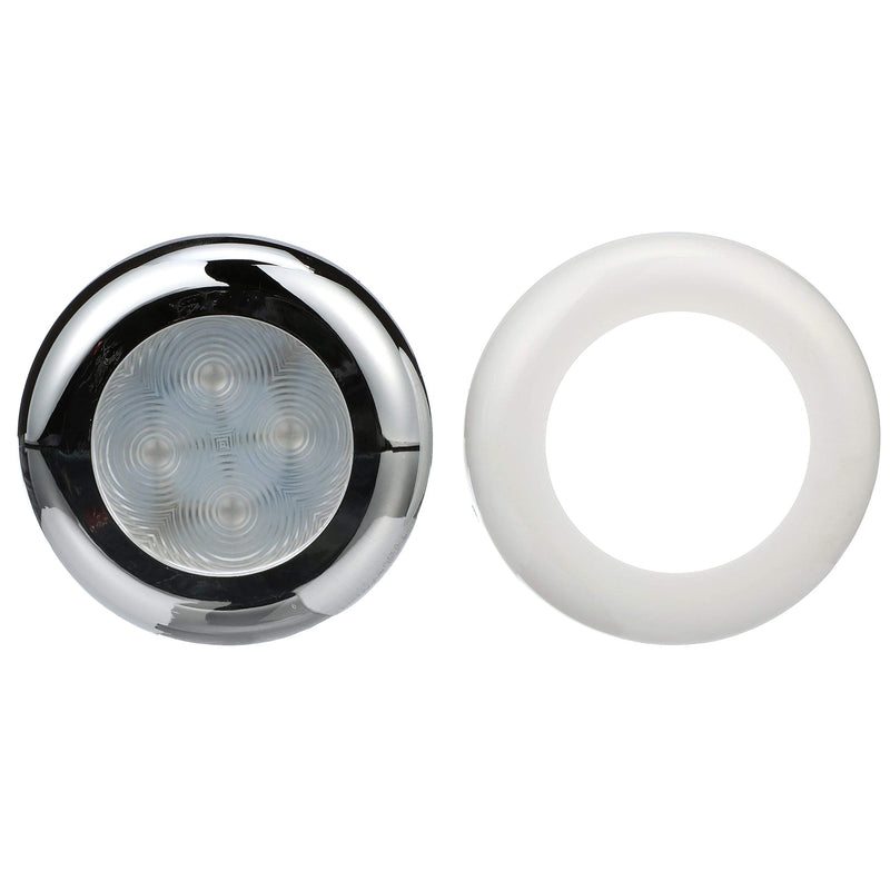 Seachoice LED Courtesy Interior Light Chrome/White Bezel Blue One Size