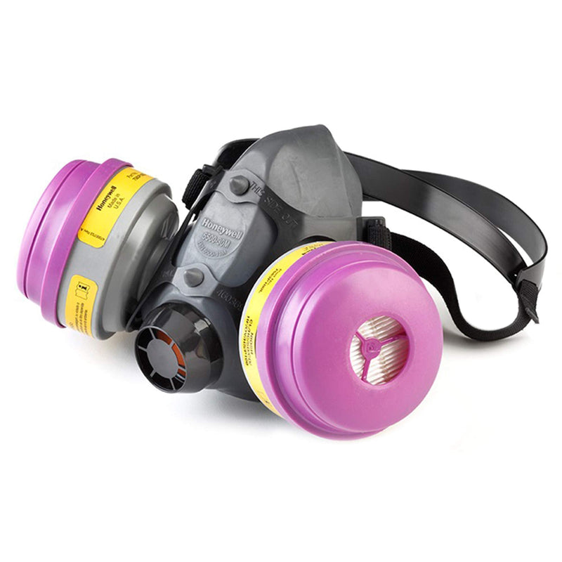 Honeywell Safety Products Multi-Purpose Reusable Half Mask MC/P100 Respirator Convenience Pack, Medium (RWS-54031)