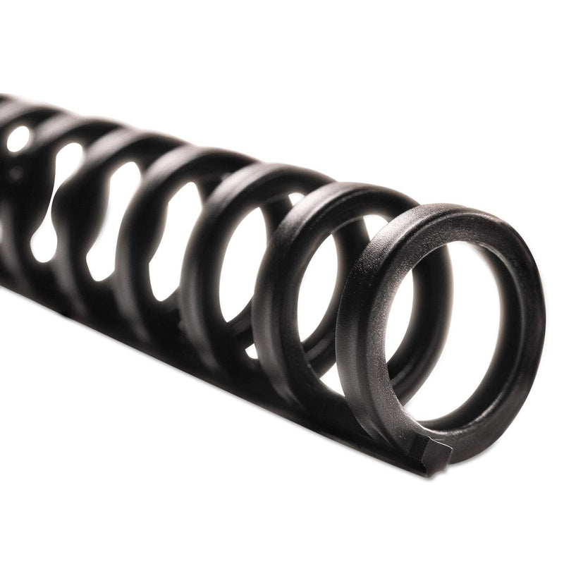 Swingline GBC 2515662 ProClick Easy Edit Spines, 5/16-Inch Diameter, 45 Sheet Capacity, Black, 25/Pack