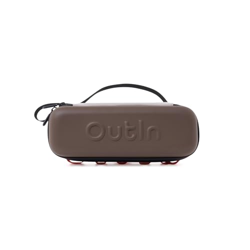 OutIn EVA Protective Case, Portable Hard Shell Travel Bag, Maple Brown