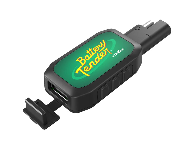 Battery Tender Quick Disconnect USB Charger Adapter - Easily Charge Mobile Devices with 12V Vehicle Battery on The Go - Perfect for Camping Our Outdoor Adventures - 081-0158 with USB Charger