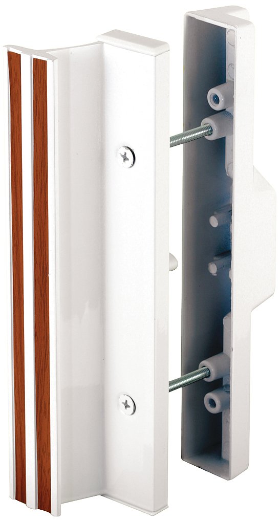 Prime-Line C 1111 3-15/16 In. White Diecast Mortise Sliding Patio Handle