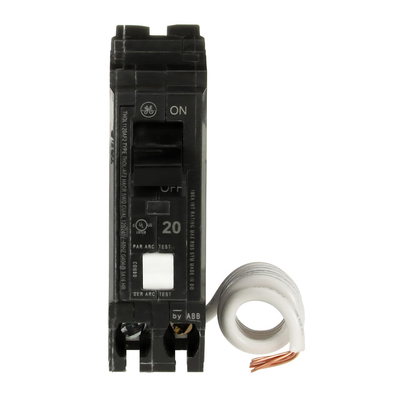 ABB Q-Line THQL1120AFP2 20A Single Pole Arc Fault Combination Circuit Breaker • 20 Amp Single Pole 120 VAC AFCI Breaker • Arc Fault Circuit Interrupter • Plug-in Mount Type