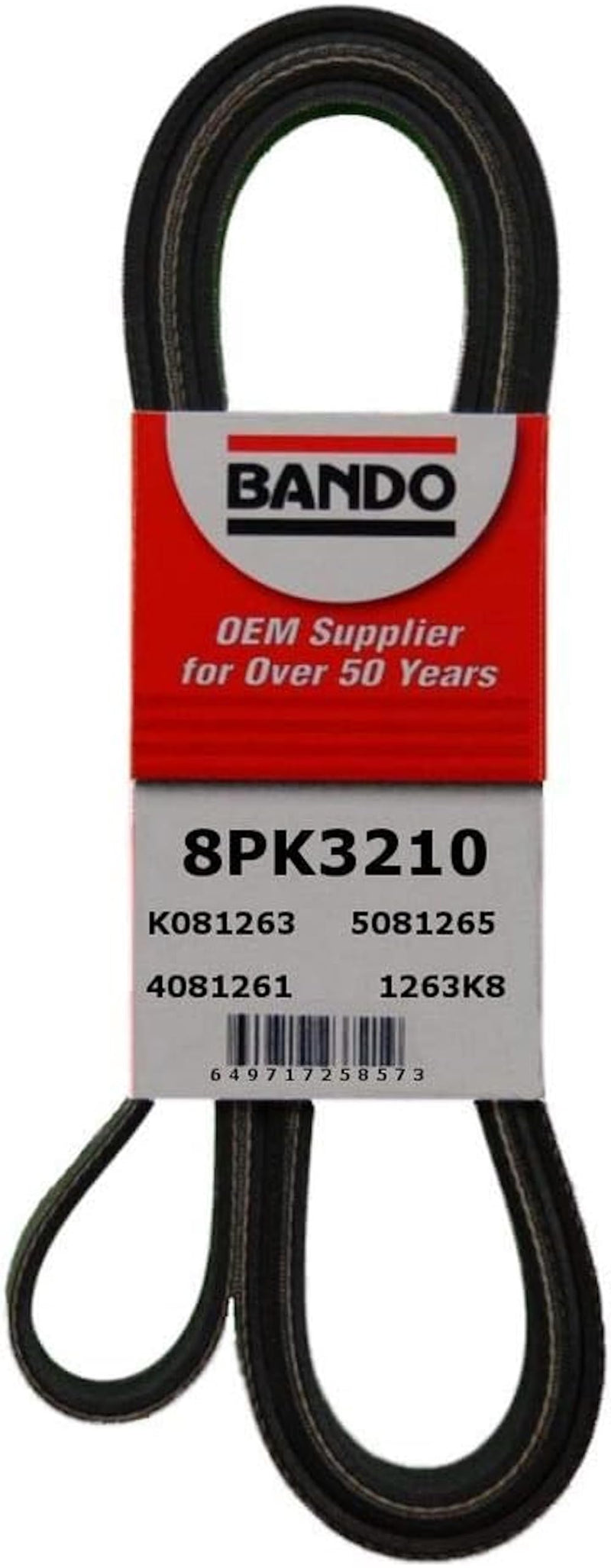 Bando USA 8PK3210 OEM Quality Serpentine Belt