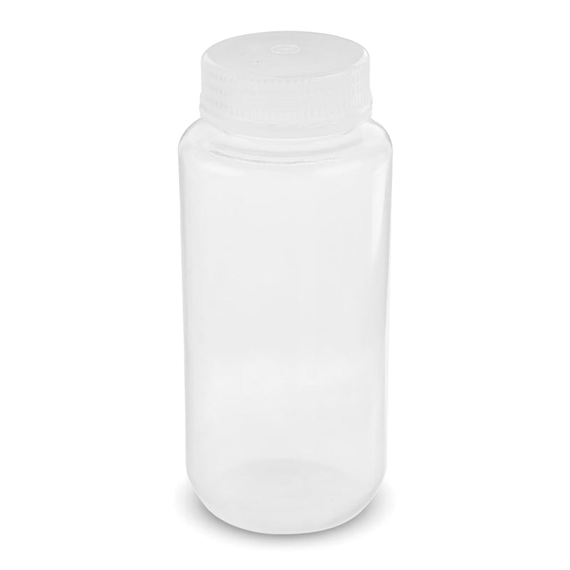 United Scientific™ Sample Bottles with Lids, Polypropylene, 500ml, 12-Pack | 16 oz Capacity, Autoclavable to 121°C, Leakproof Seal Rings, BPA & Phthalate Free, Wide Mouth Reagent Bottle, RoHS Compliant 16 oz (Pack of 12)