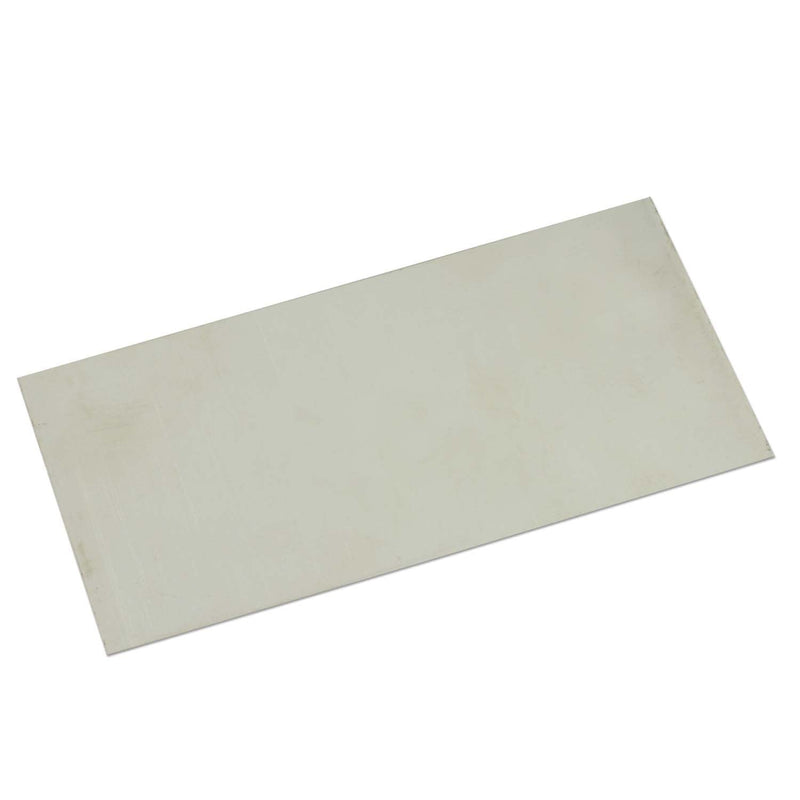 JewelrySupply Nickel Silver Sheet 20 Gauge 6"x3" for Jewelry Making Unpolished (Mill) Finish