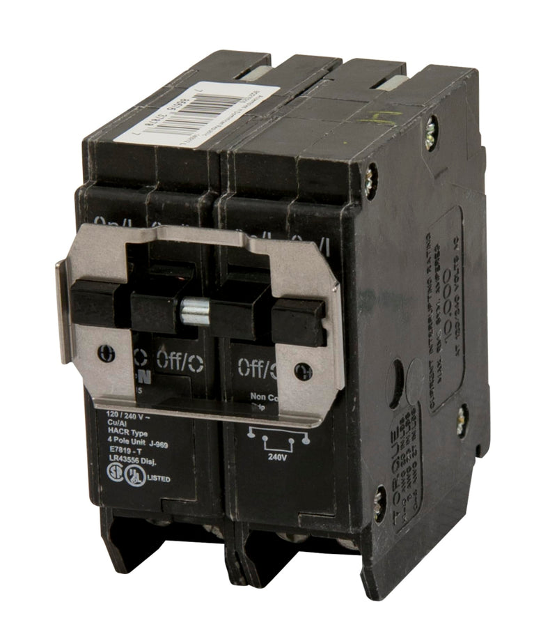 Eaton BR 2-50 AMP 2 Pole BQC Common Trip Quad Breaker BQC250250