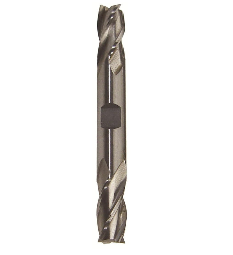 Drill America 1" X 1" High Speed Steel 4 Flute Double End End Mill, DWC Series 1 in 1 Inches 6-1/2 Inches Unfinished DWCF252