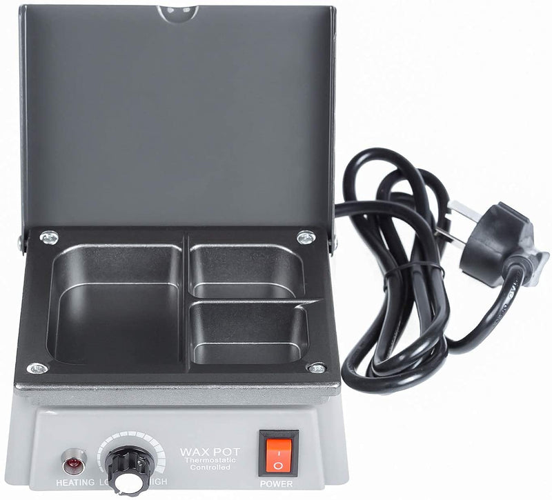 Dental Lab Equipment Analog Wax Heater Pot 3pots Waxing Dentist Instrument NEW supply by Super Dental US Stcok