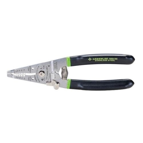 Greenlee 1950-SS Pro Stainless Wire Stripper, Cutter and Crimper, 10-18AWG