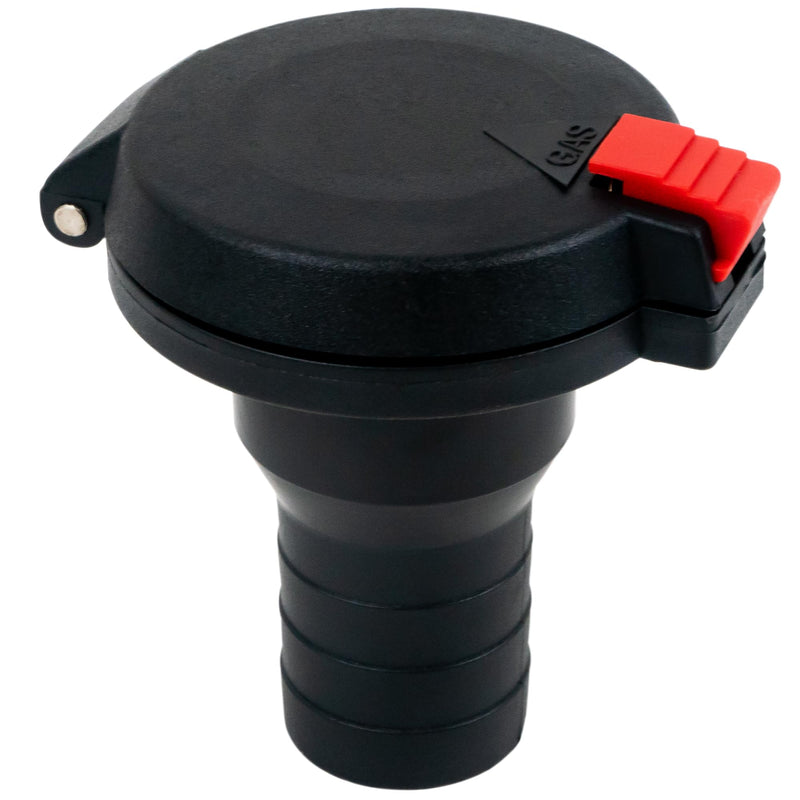 Five Oceans 1-1/2-Inch Marine Deck Fill/Filler, Flip Top Cap Design, Straight Neck, for Pontoon, Fishing, Bass Boats, Sport Yachts, Sailboats - FO1797