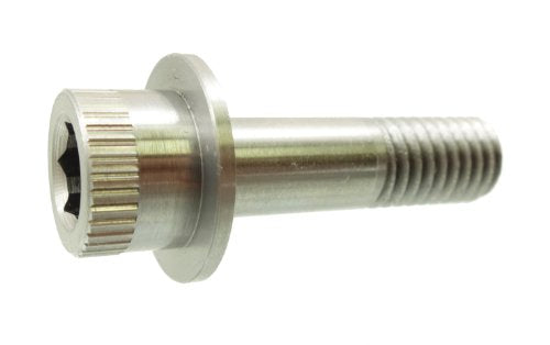 17-4 PH Stainless Steel Prairie Bolt, Plain Finish, Flange Socket Cap Head, Hex Socket Drive, 5/16"-18 Thread Size, 0.3125" Shoulder Diameter, 4" Grip Length, Made in US (Pack of 1)