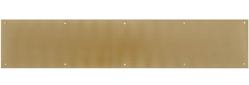 Hardware Essentials 852735 Sliding Window Lock, Aluminum, Kick Plate, Bright Finish, 6" x
