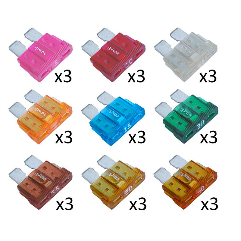 Blue Sea Systems 5290 EasyID Illuminating ATC Fuse Kit, Beige Standard