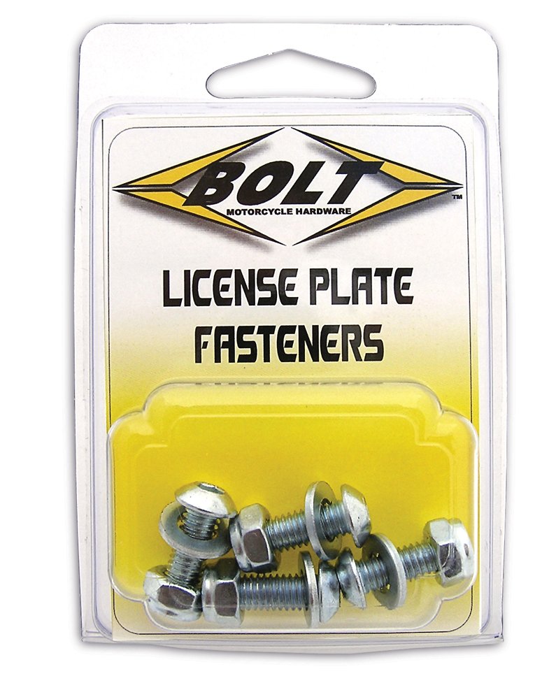 License Plate Bolts/Nuts 4/PK Medium