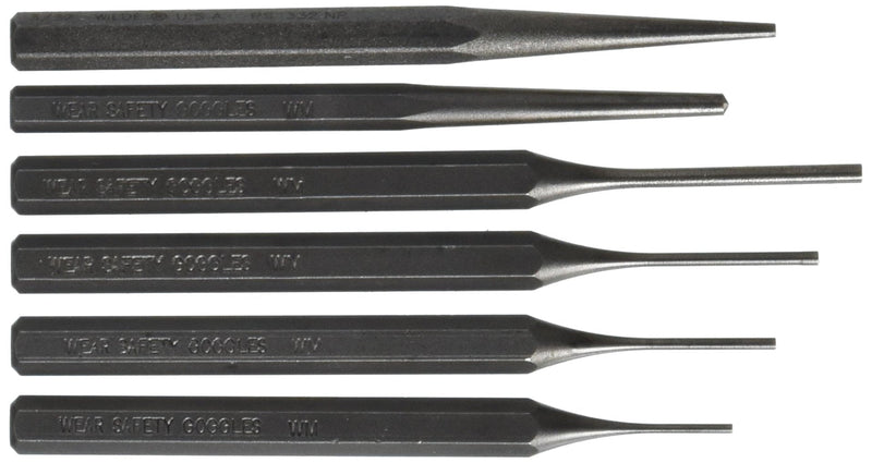 Wilde Tool G6.NP/VP 6-Piece Gunsmith Punch Set-Vinyl Pouch 6-Piece Set Gunsmith Set