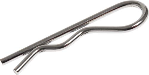Hillman Hitch Pin Clip Stainless Steel 0.125 Inch" x 2-9/16 Inch" 10 Pack 43982