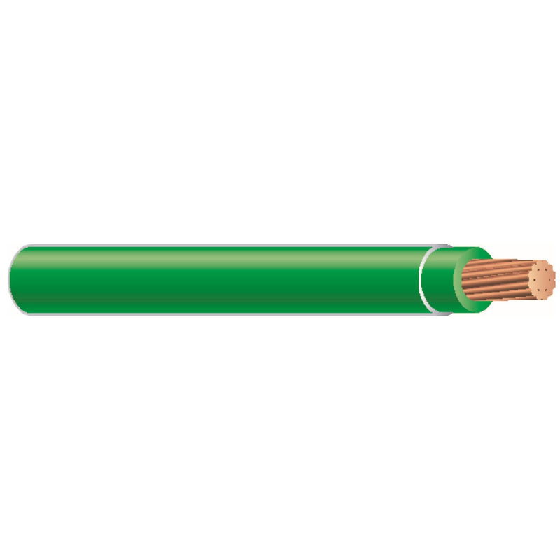 Southwire 22977336 Simpull™ THHN or THWN2, 10 Gauge THHN Stranded Wire, 50' per Roll, Green