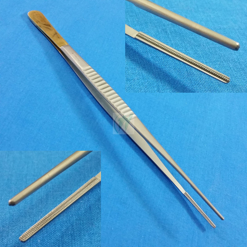 O.R GRADE DEBAKEY ARTERY ATRAUMATIC TISSUE FORCEPS 9.5" (HTI BRAND)