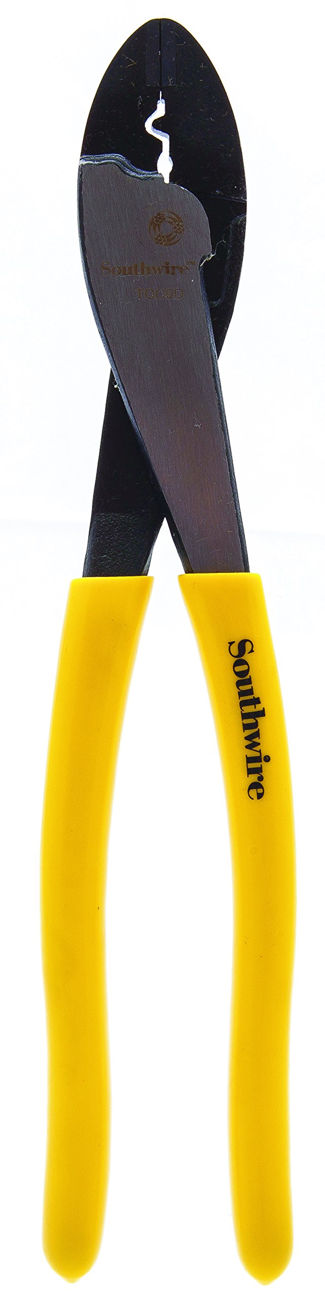 Southwire TCC9D 9-Inch Terminal Crimper/Cutter with Dipped Handles One Size