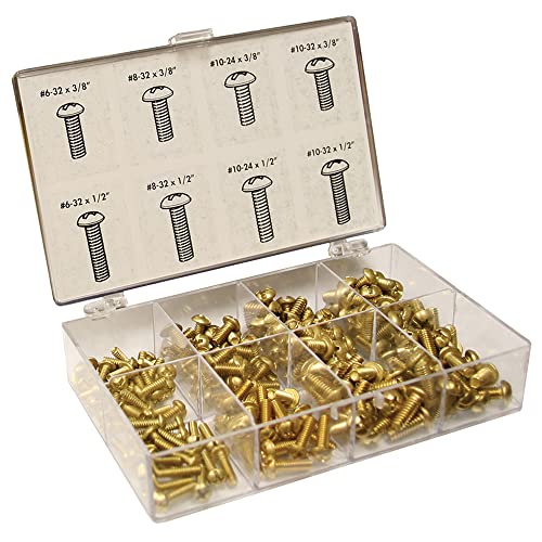 Brass Bibb Screw Assortment Kit No Finish
