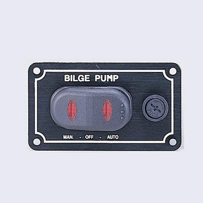 Marine Boat 3 Way AUTO-Off-Manual Waterproof Bilge Switch Horizontal Mount
