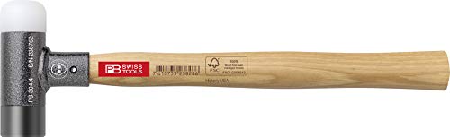 PB Swiss Tools 2-in-1 Engineer Dead Blow Hammer PB 304 | Swiss Made | Hammer for Powerful and Precise Blows without Recoil (Ø 22mm) ヘッドΦ 22mm