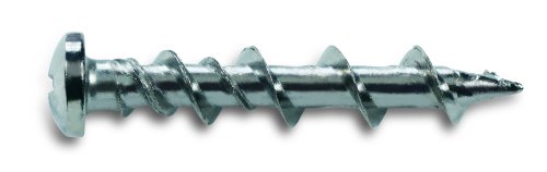 Powers Fastening Innovations 02273 Wall-Dog - 1/4-Inch by 1-1/2-Inch White Pan Head Light Duty Anchor, 100 Per Box
