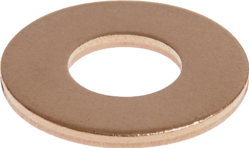 Hillman Copper-Plated Steel Flat Washers for Screws 3/8-Inch, 30-Piece Pack
