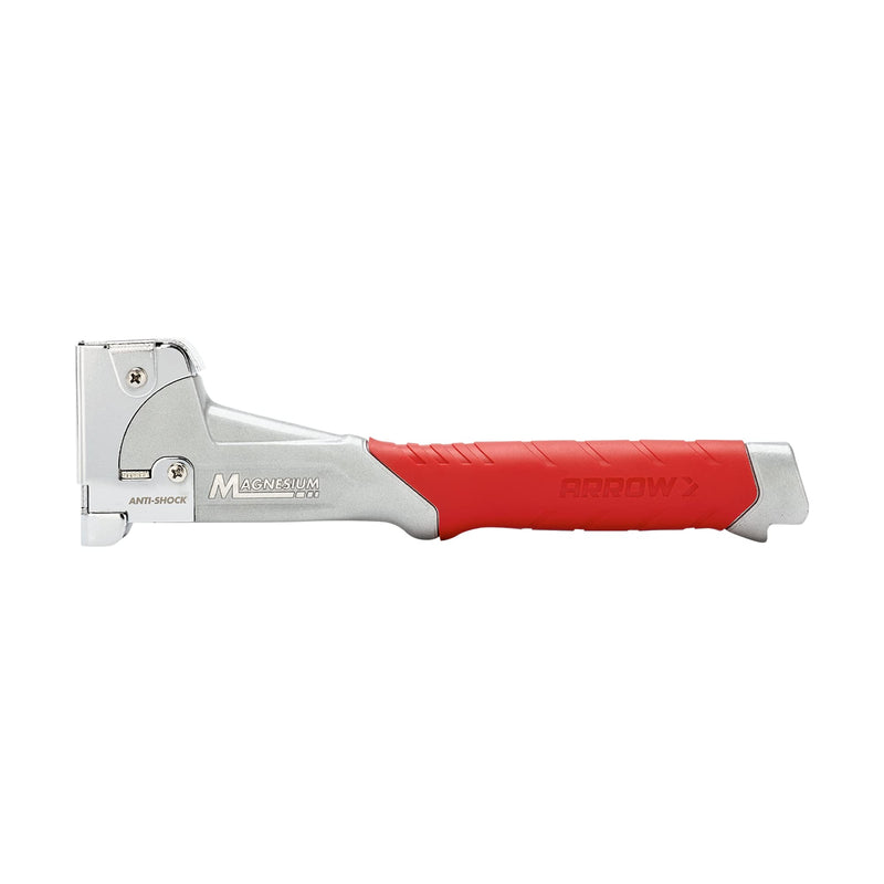Arrow HT50MG Heavy Duty Magnesium Hammer Tacker Kit for Insulation, Housewrap, Roofing Underlayment and Flooring