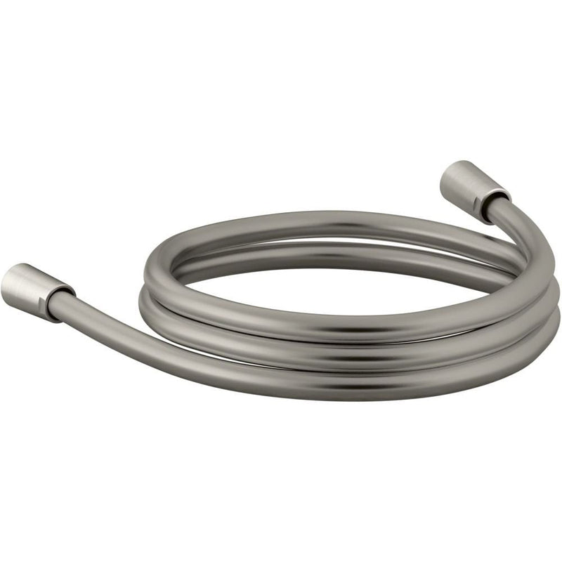KOHLER 98360-BN Awaken 72-Inch Smooth Shower Hose, Vibrant Brushed Nickel