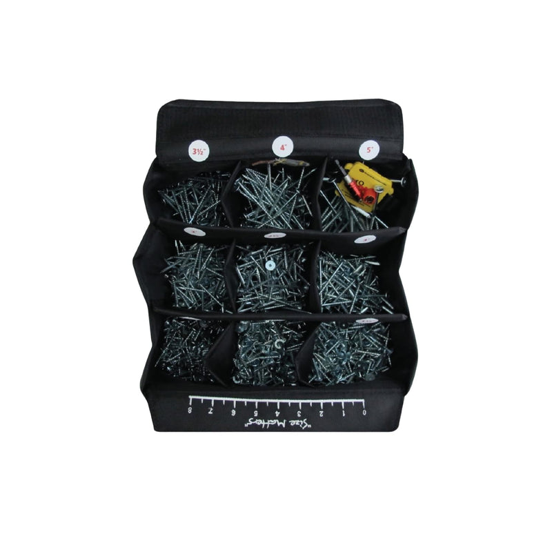 FastCap Ballistic Nylon FLEX Square Screw Collapsible Bag with 9 Screw Pouches