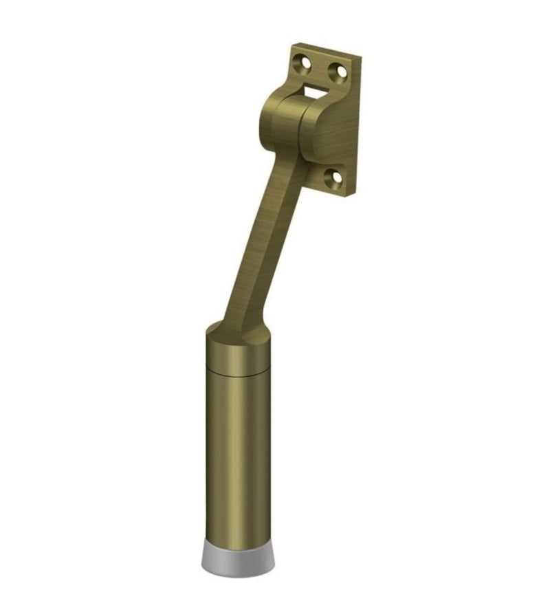 Deltana Dhk7u5 Heavy Duty Kickdown Holder, Antique Brass, 7"