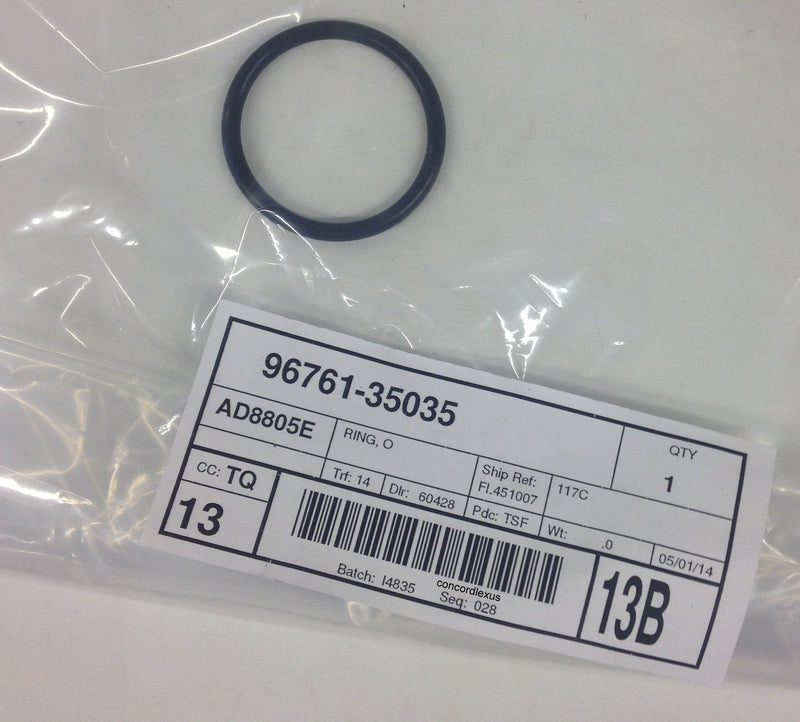 Lexus 96761-35035, Engine Coolant Pipe O-Ring