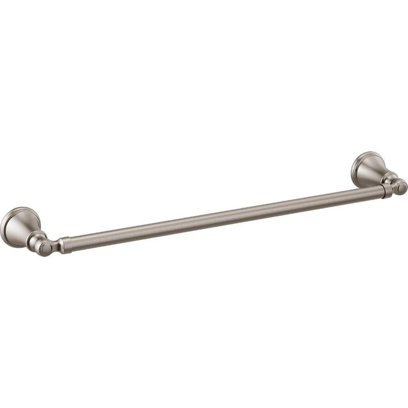 DELTA FAUCET Rubber Limited 73218-SS Woodhurst 18 in. Wall Mount Towel Bar Bath Hardware Accessory in Stainless Steel