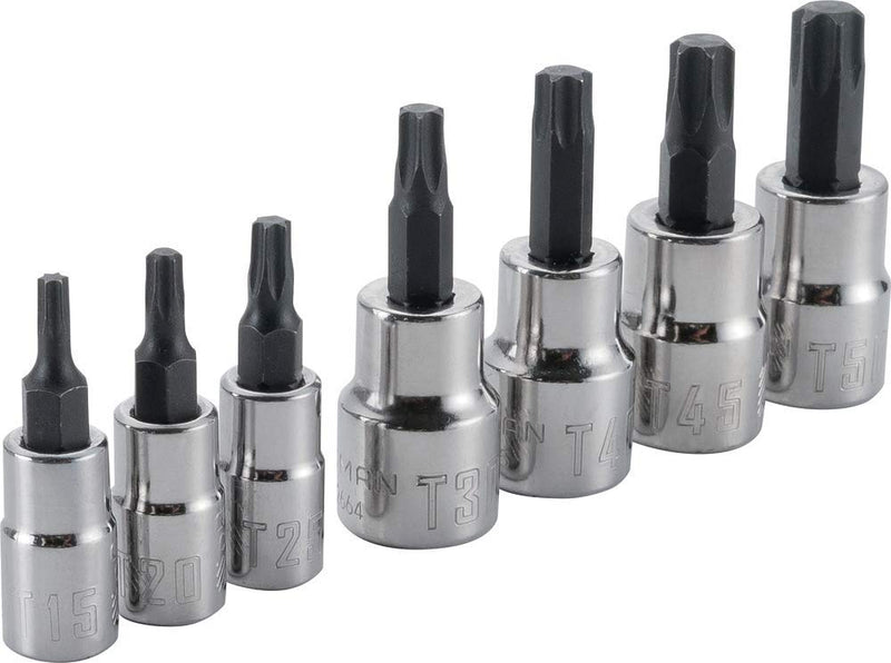 CRAFTSMAN Torx Bit Socket Set, 7-Piece (CMMT34449) 10 feet 7PC Torx