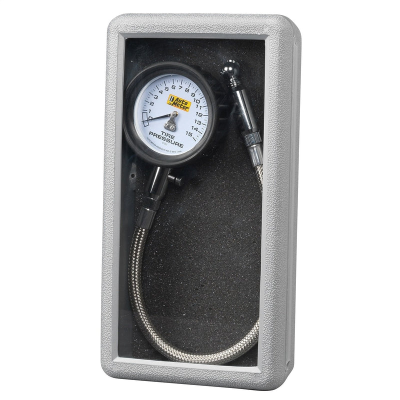 Auto Meter (2159) 0-15 PSI Analog Tire Pressure Gauge