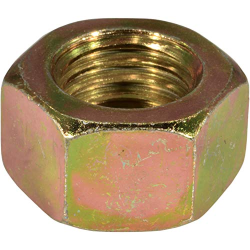 Hard-to-Find Fastener 014973268831 Coarse Left Hand Hex Nuts, 3/4-10, Piece-3, Yellow 3/4-10-Inch