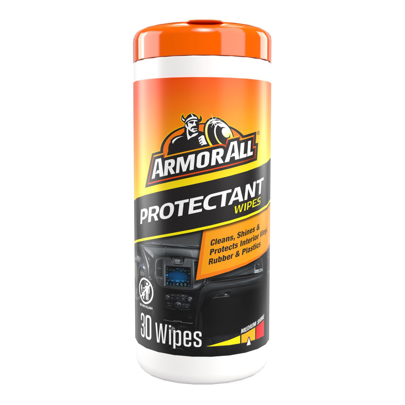 Armor All Original Protectant Wipes, Car Interior Cleaner Wipes with UV Protection to Fight Cracking & Fading, 30 Count 30 Count (Pack of 1) Protectant (30 Count)