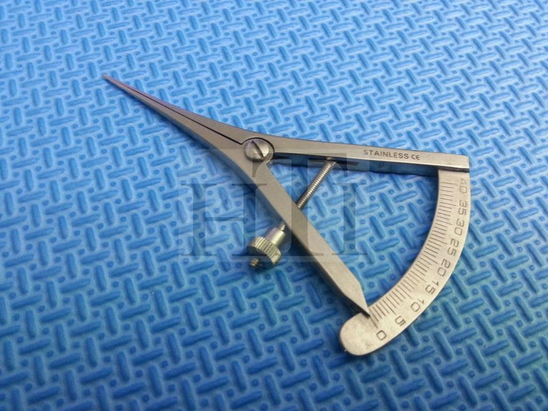 CASTROVIEJO Caliper Graduated 0-40MM Straight 3.5" HIGH Premium Grade (HTI Brand)